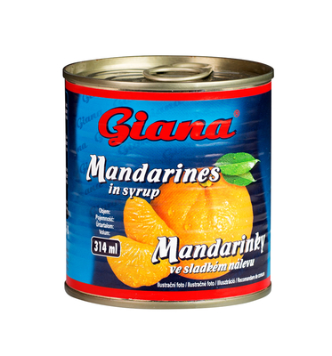 Mandarínky v sladkom náleve 